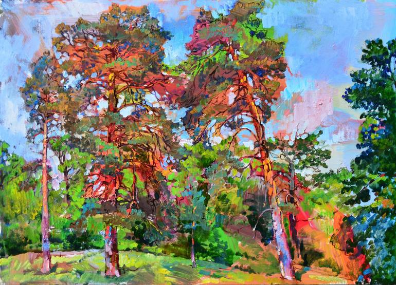 Spring Forest Painting