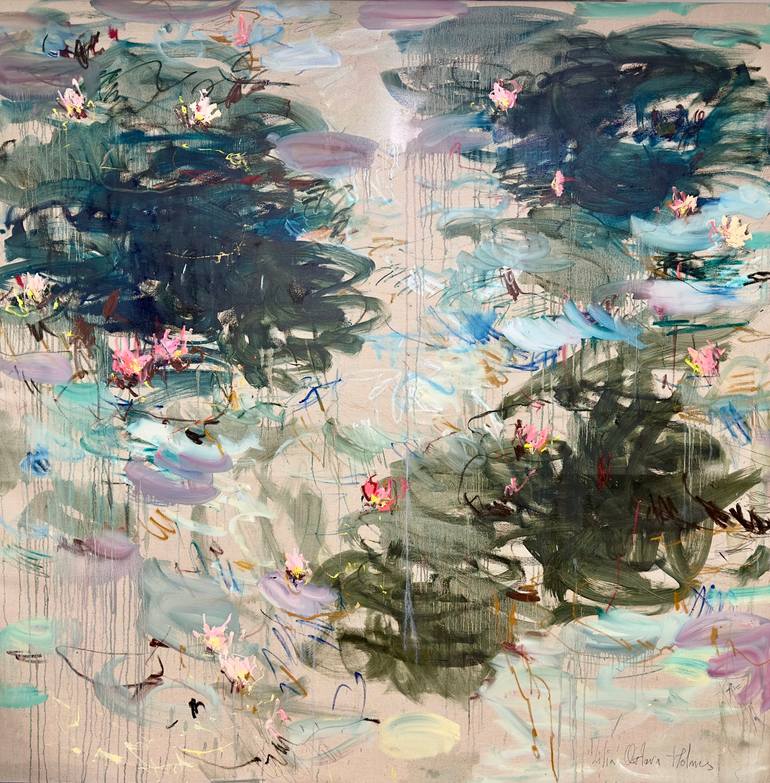 Water Lilies. Dreams Of Giverny Painting